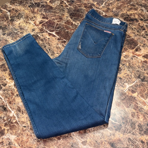 Hudson Jeans Blue Distressed Skinny - Picture 6 of 7